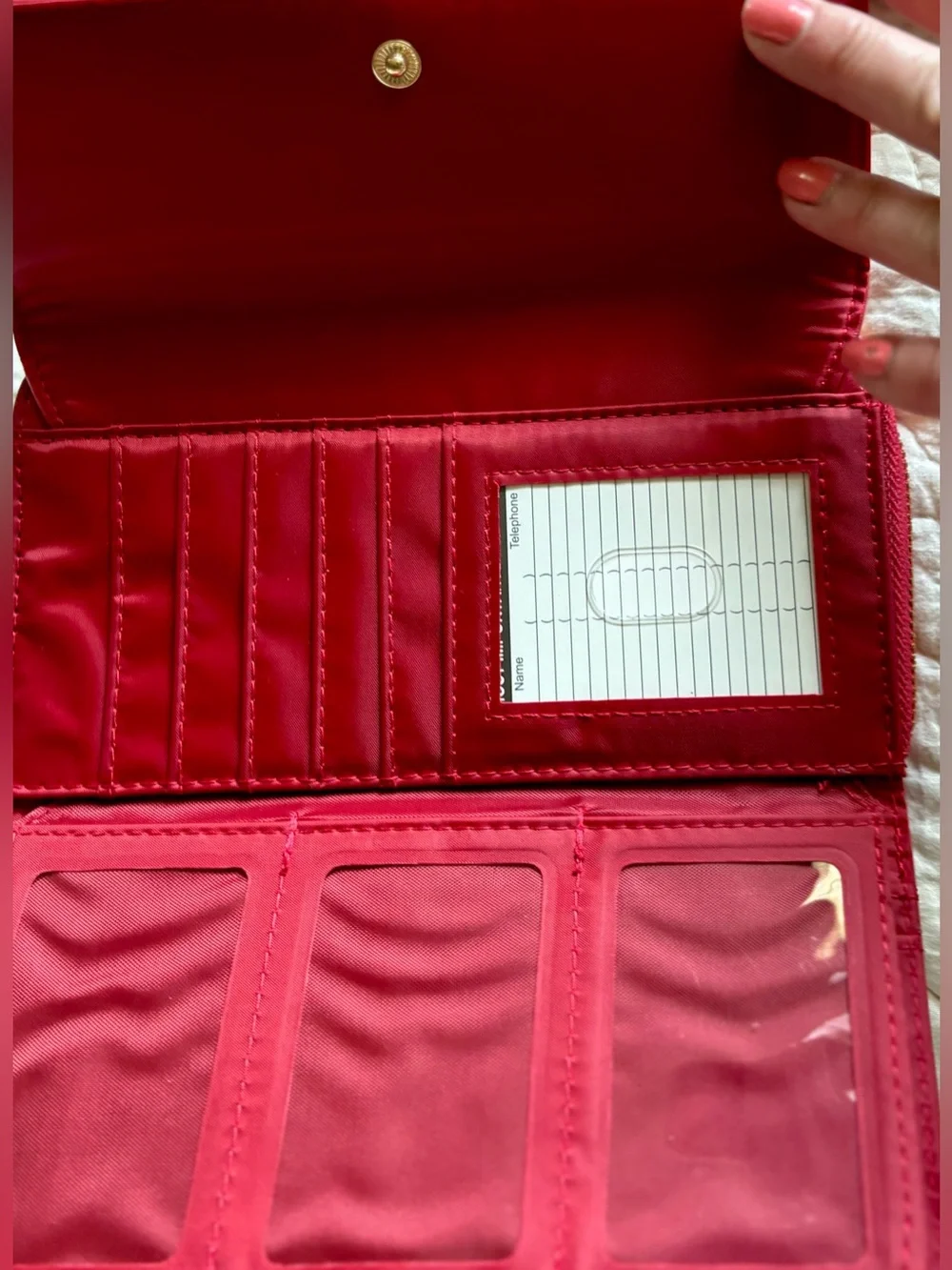 Time & Tru Red Wristlet Wallet | NWT *